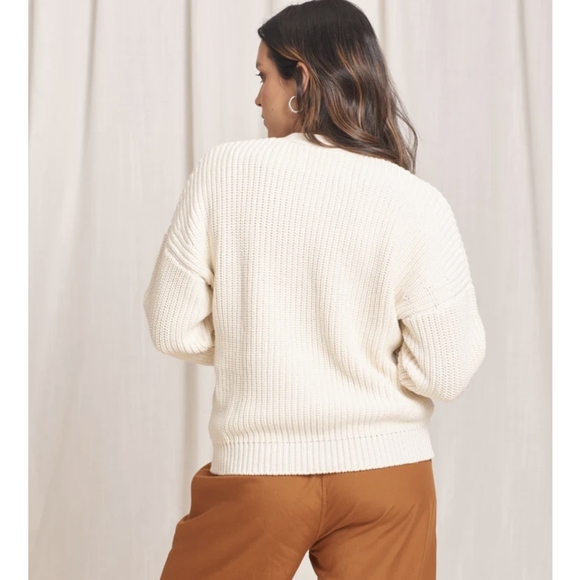 🆕 Tradlands Shelter Cotton Cardigan BIRCH cream small - Picture 6 of 6